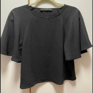 Zara Basics Flutter Sleeve Top